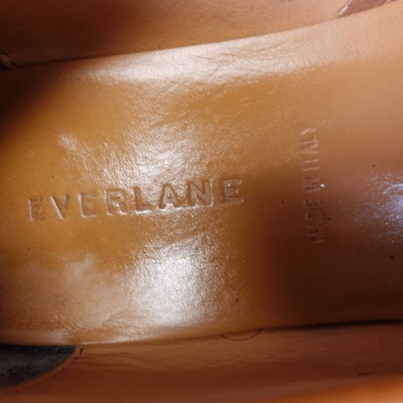 Everlane Shoes Women Leather 8.5 Slide Slip On Flat Loafer Modern Italy - Picture 3 of 16